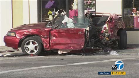 car accident in pasadena yesterday